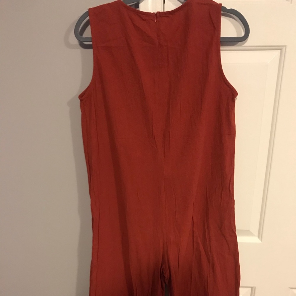 Burnt orange pantsuit - Picture 3 of 3